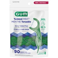 GUM® Twisted Mint Flosser 90 ct