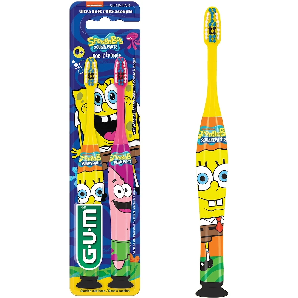 GUM® SpongeBob®, Ultra Soft Twin Pack