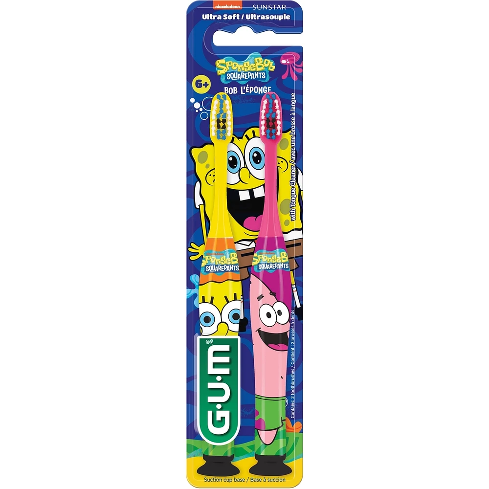 GUM® SpongeBob®, Ultra Soft Twin Pack