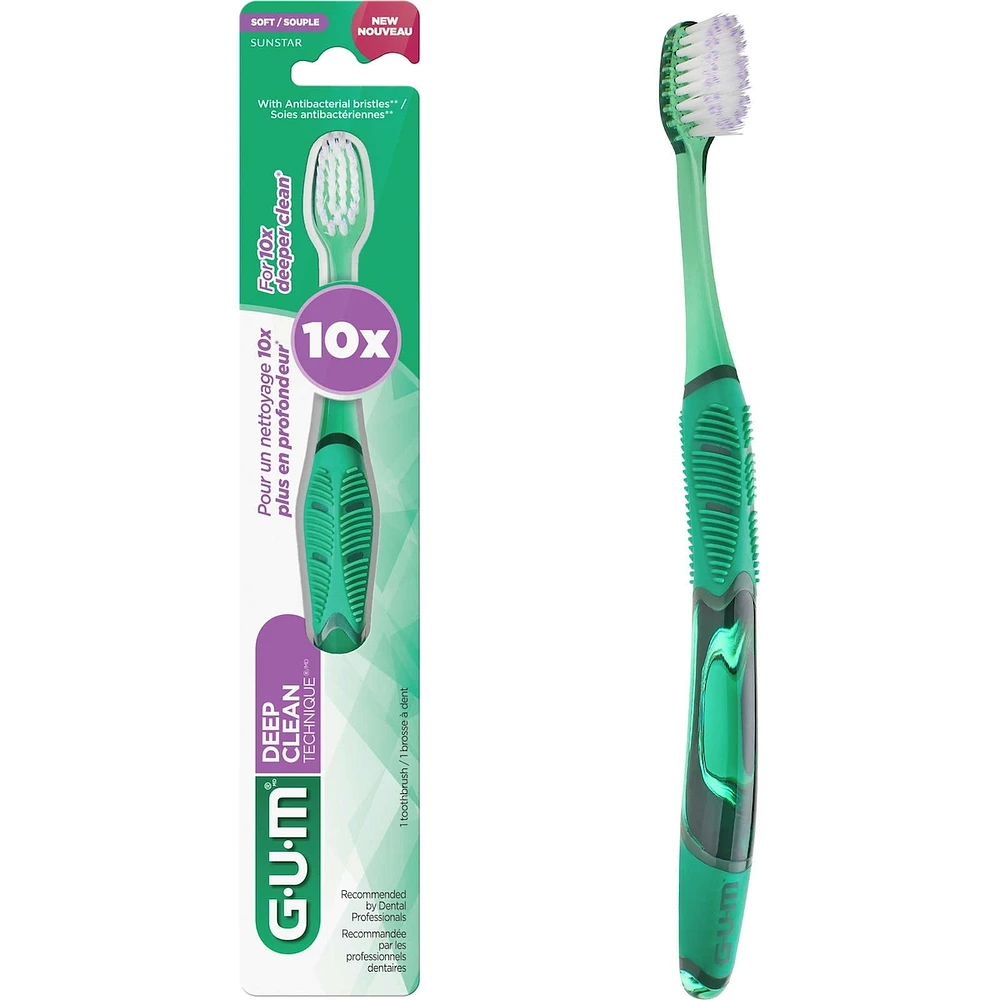 GUM Technique Deep Clean Toothbrush, Soft