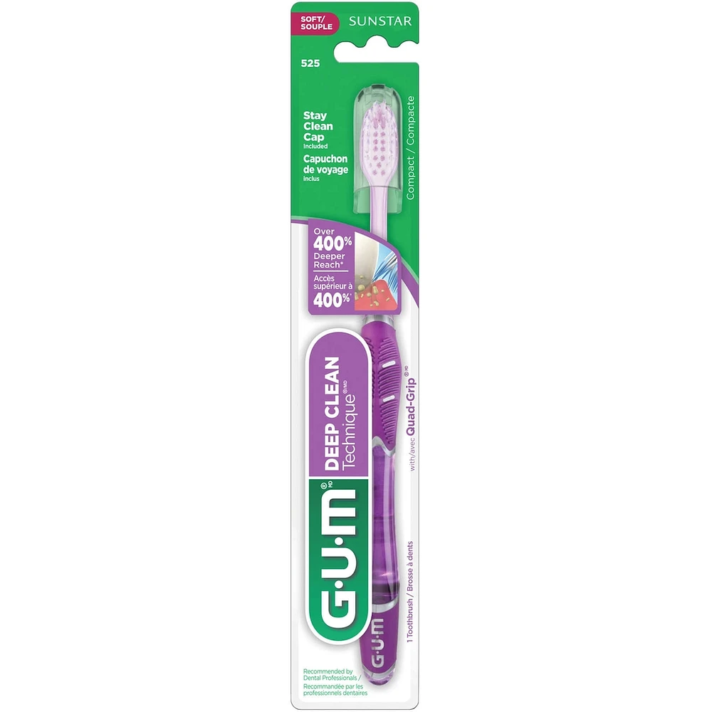 GUM Technique Deep Clean Toothbrush, Soft