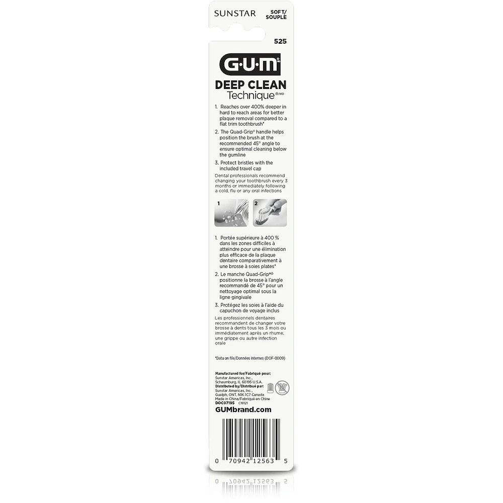 GUM Technique Deep Clean Toothbrush, Soft