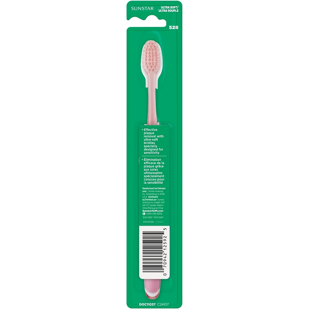 TECHNIQUE® Sensitive Clean Toothbrush, Compact, Ultra Soft Bristles