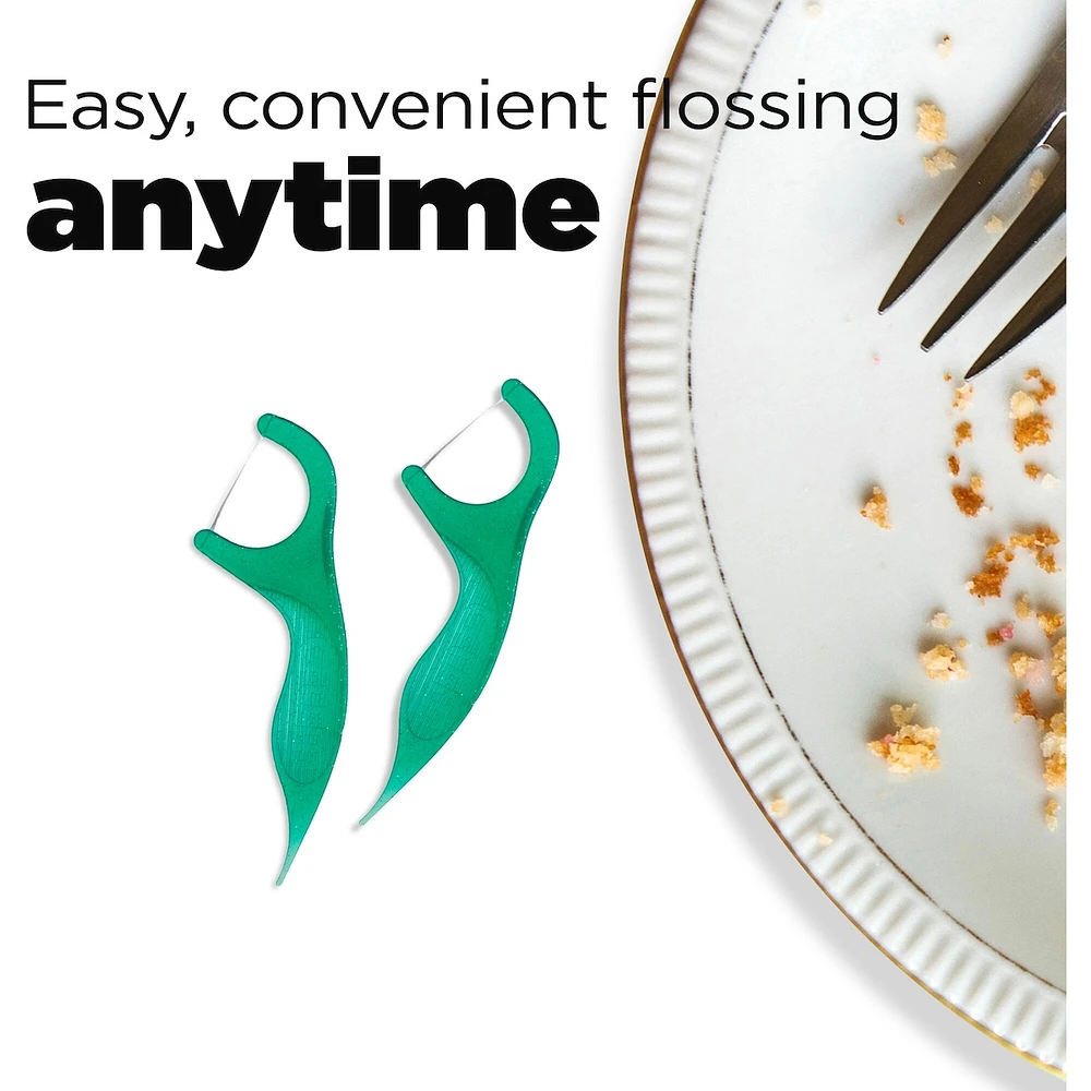 GUM Professional Clean Flossers, Mint - 90ct