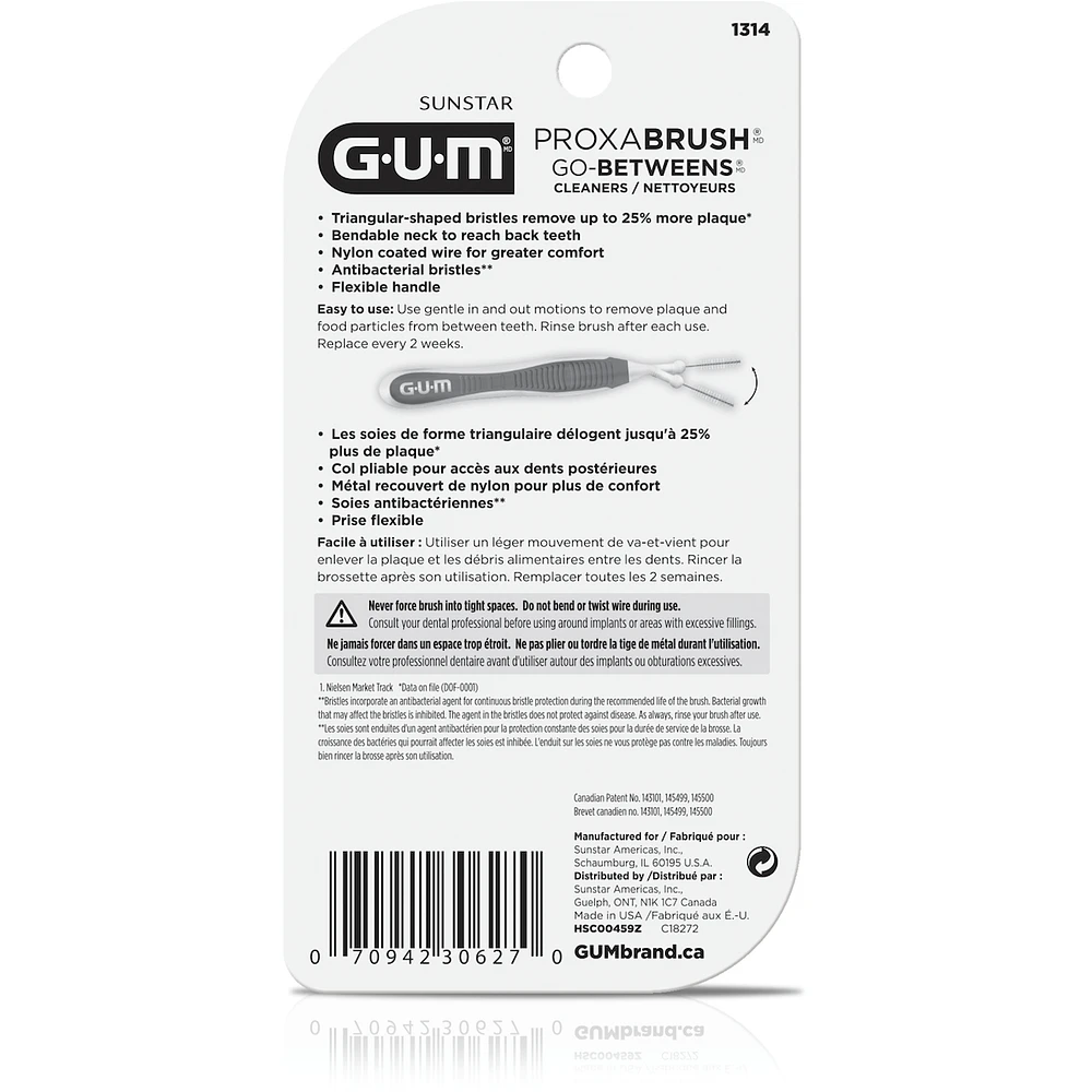 GUM Proxabrush  Go-Betweens , Ultra Tight - 8ct