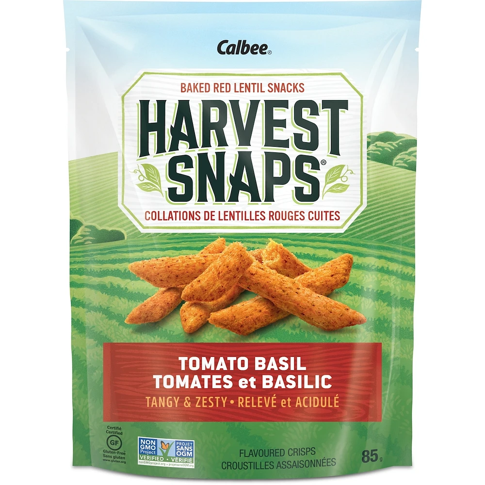 Lentil Snaps Tomato Basil Flavoured Lentil Crips Baked