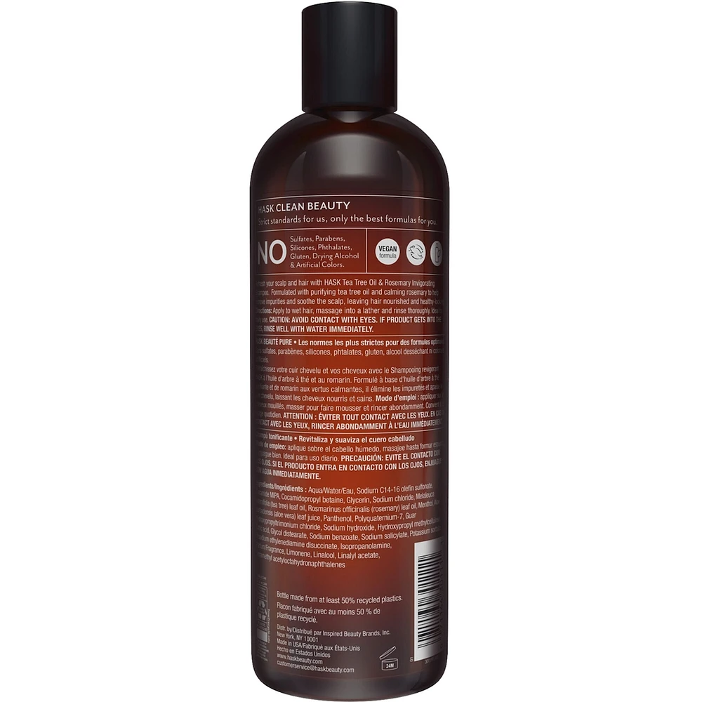 Tea Tree Oil & Rosemary Invigorating Shampoo