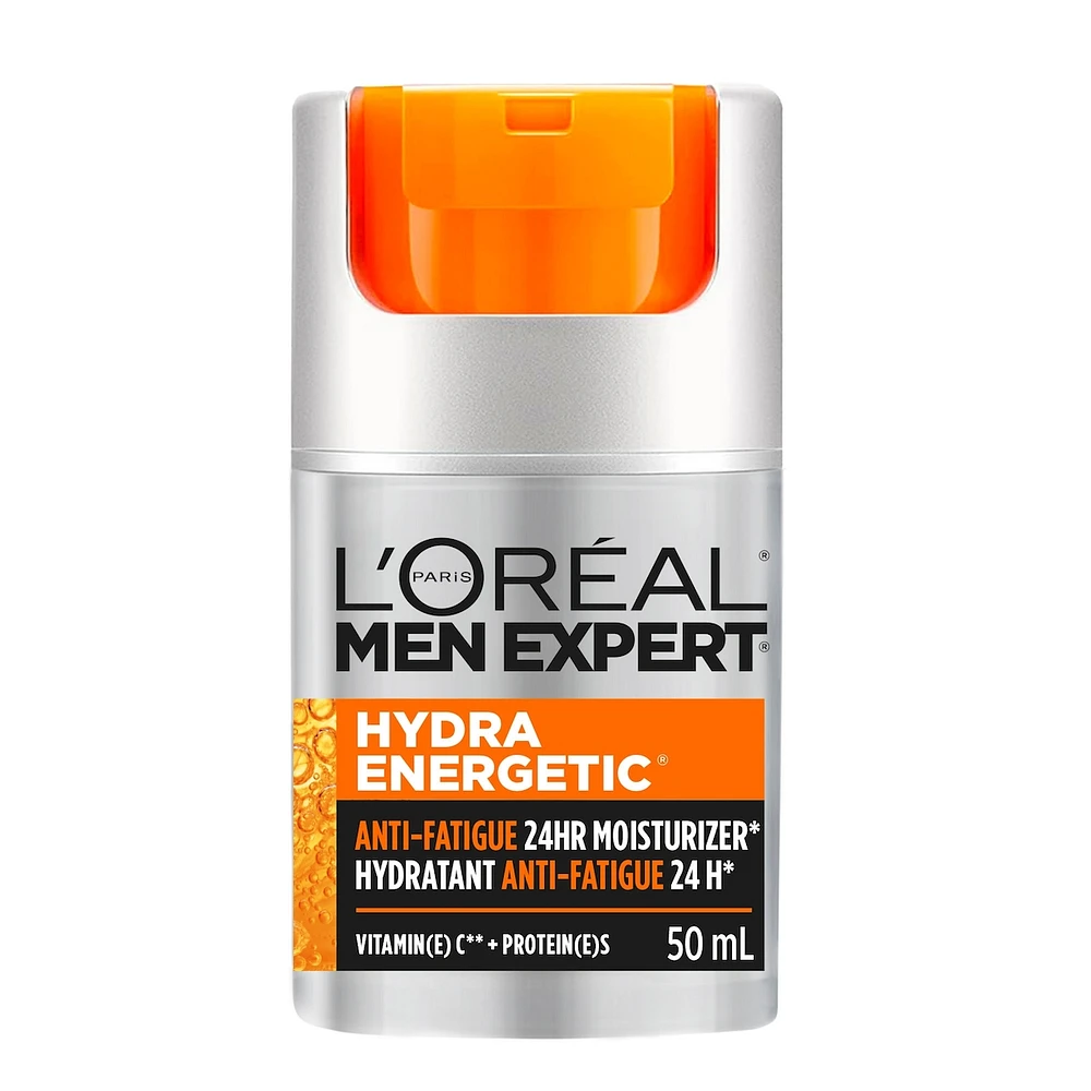 Moisturizer Face Cream with Vitamin C + Guarana for men Hydra Energetic 24H Anti-Fatigue