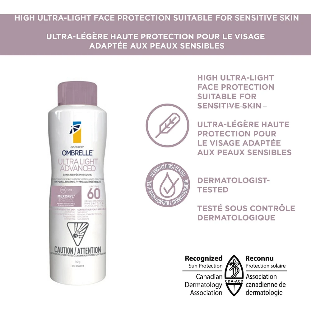 Ultra Light Advanced SPF 50+ Sunscreen Spray