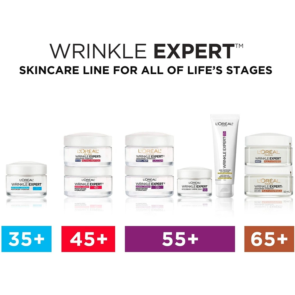 Anti-Aging 55+ Moisturizer with Calcium, Wrinkle Expert