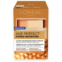 Age Perfect Hydra Nutrition Ultra-Nourishing Golden Balm Moisturizer Night Cream, For Mature, Dry Skin