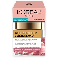 Age Perfect Rosy Tone Fragrance-Free Moisturizer, with LHA & Imperial Peony Extract