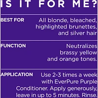 EverPure Brass Toning Purple Shampoo