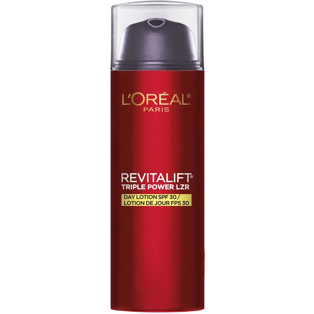 Anti-Aging Day Lotion SPF 30 with Pro-Retinol, Vitamin C + Hyaluronic Acid, Revitalift Triple Power LZR