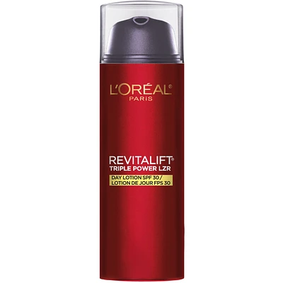 Anti-Aging Day Lotion SPF 30 with Pro-Retinol, Vitamin C + Hyaluronic Acid, Revitalift Triple Power LZR