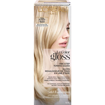 Le Color Gloss, Hair Shine and Gloss Treatment at home