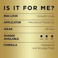 Le Liner Signature, Mechanical Eyeliner, Smooth Glide