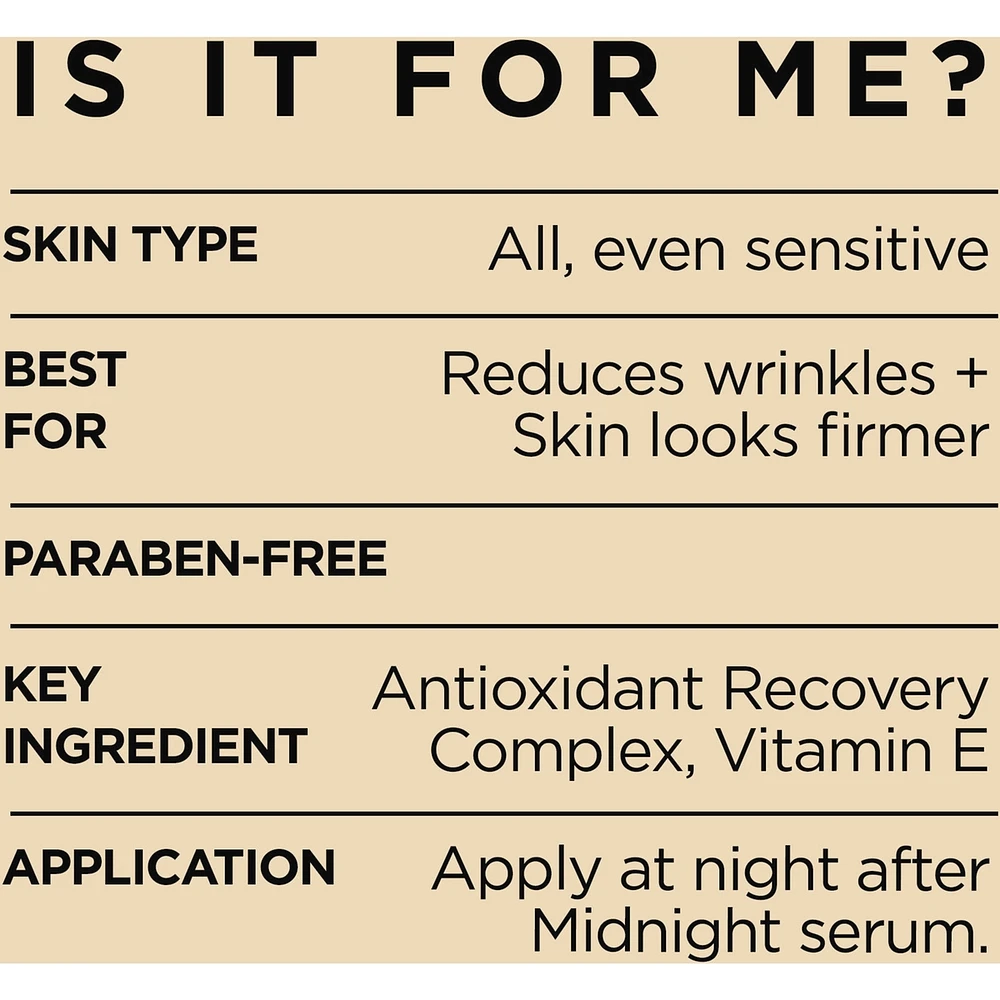 Night Moisturizer Vitamin E Paraben Free