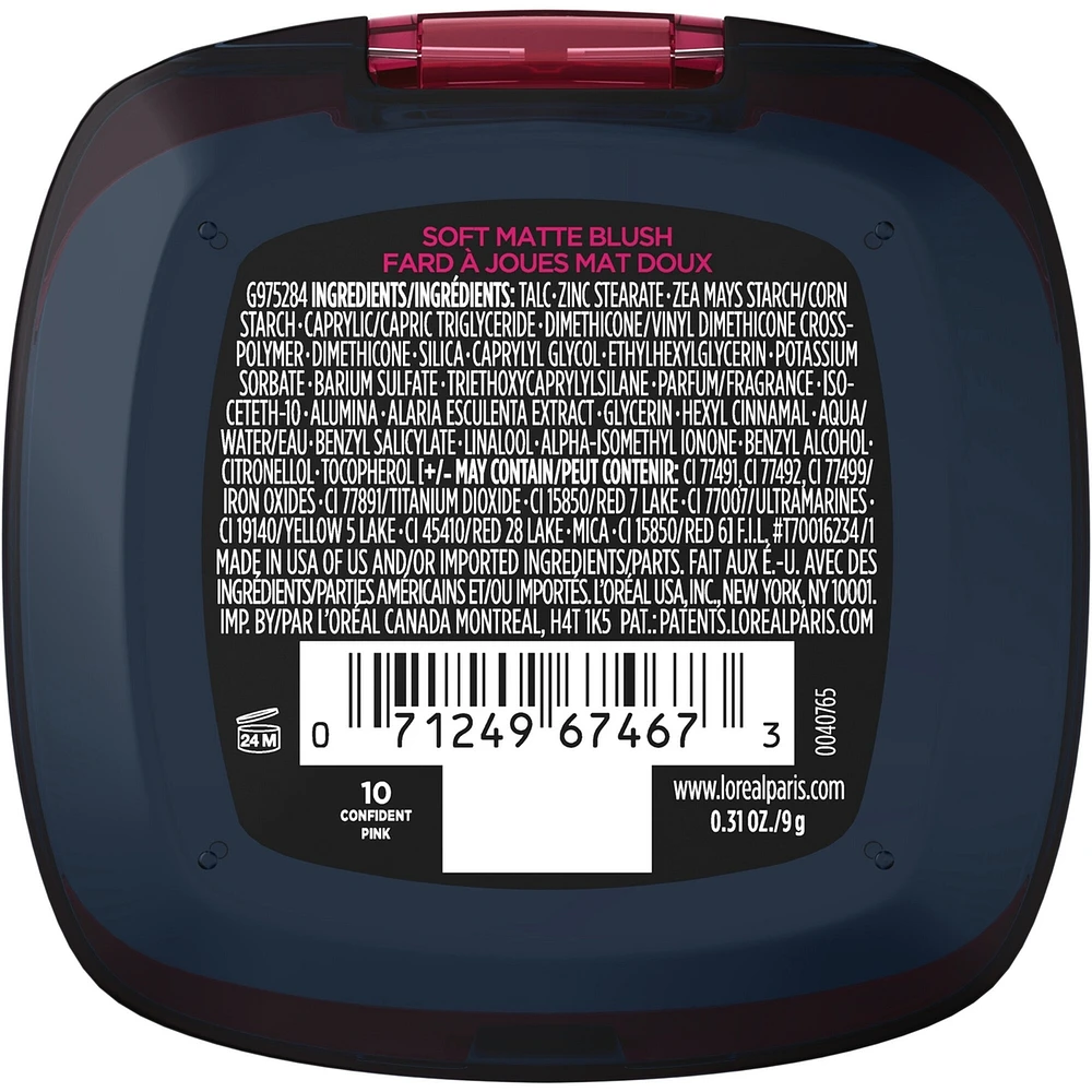 Blush Infallible 24H Freshwear, Soft Matte Waterproof Finish