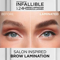 Infallible 24H Brow Lamination, Transparent Eyebrow Gel
