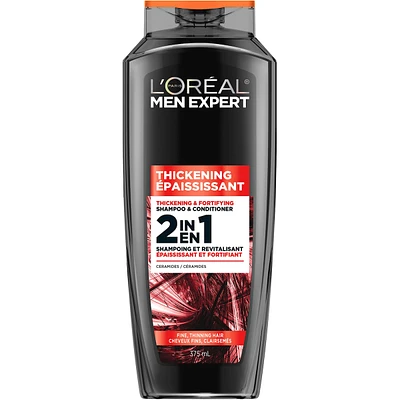 Men Expert Thickening 2-in-1 Shampoo, 375ml