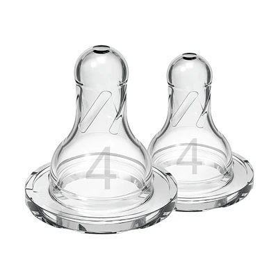 Level Narrow Nipple 2pk