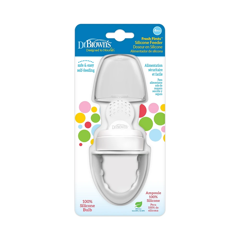 Silicone Feeder, Grey, 1pk