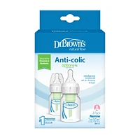 2oz/60ml Anti Colic Options+ Preemie Bottle, 2pk