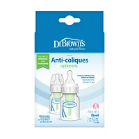 2oz/60ml Anti Colic Options+ Preemie Bottle, 2pk