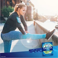 Tampax Pearl Tampons Super Absorbency with LeakGuard Braid, Unscented, 36 Count