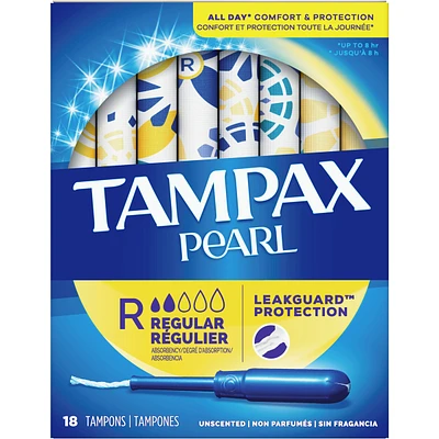 Pearl Tampons Regular Absorbency