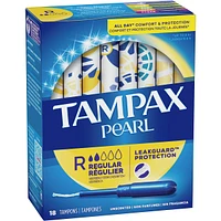 Pearl Tampons Regular Absorbency
