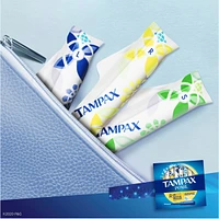 Tampax Pearl Tampons Regular Absorbency with LeakGuard Braid, Unscented, 36 Count