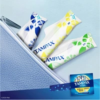 Tampax Pearl Tampons Regular Absorbency with LeakGuard Braid, Unscented, 36 Count