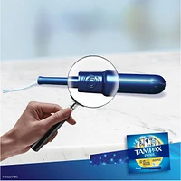 Tampax Pearl Tampons Regular Absorbency with LeakGuard Braid, Unscented, 36 Count