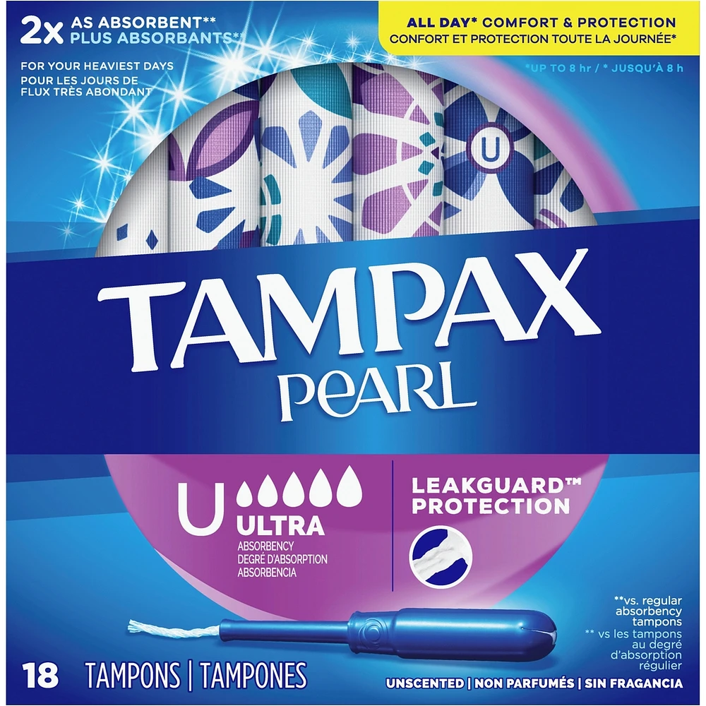 Pearl Tampons Ultra Absorbency