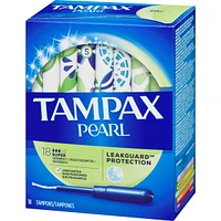 Pearl Tampons Super Absorbency, 18 Count