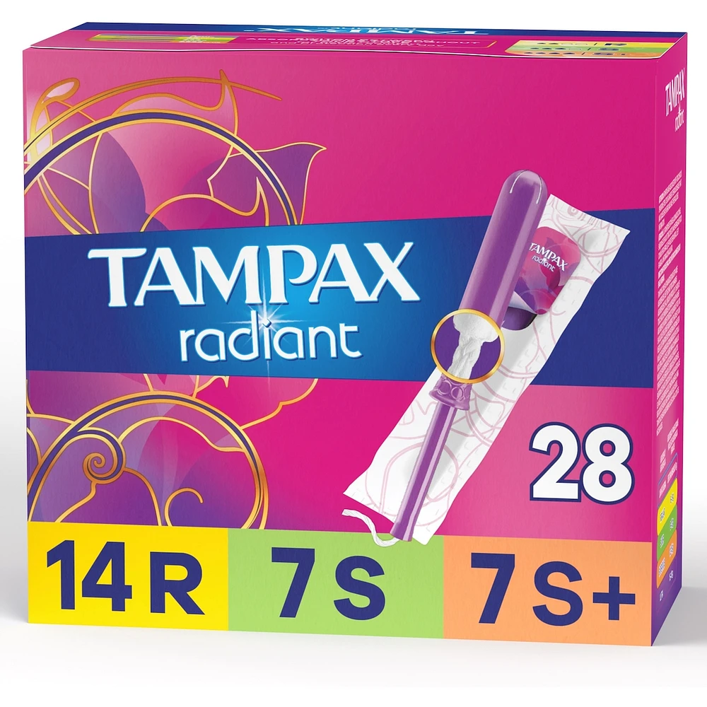 Radiant Tampons Super Absorbency, Unscented