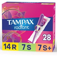 Radiant Tampons Super Absorbency, Unscented