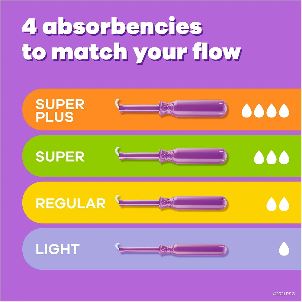 Radiant Tampons Super Absorbency, Unscented