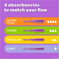 Radiant Tampons Super Absorbency, Unscented
