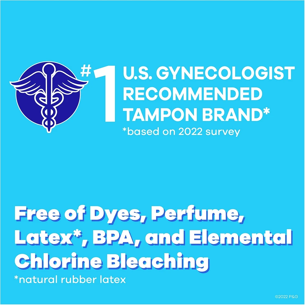 Pearl Tampons, with LeakGuard Braid, Ultra Absorbency, Unscented