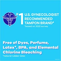 Pearl Tampons, with LeakGuard Braid, Ultra Absorbency, Unscented