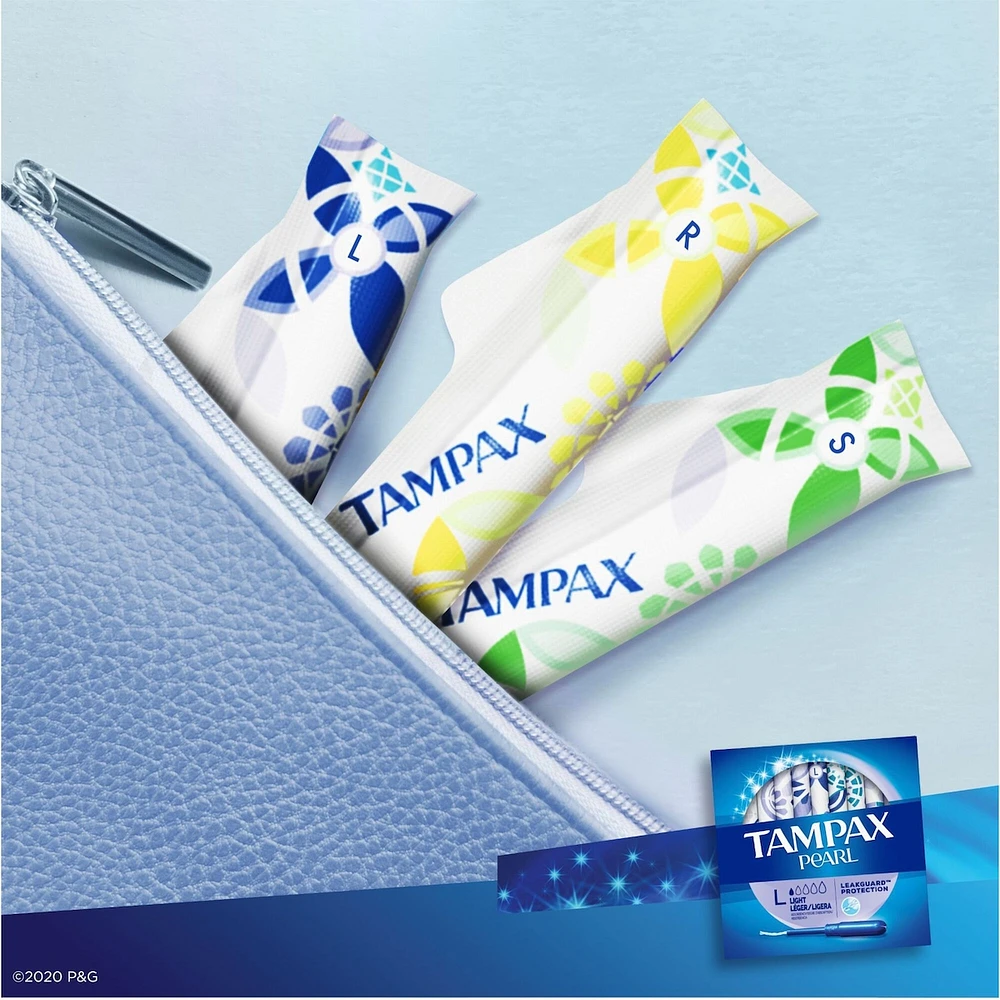 Tampons Pearl, degré d’absorption léger