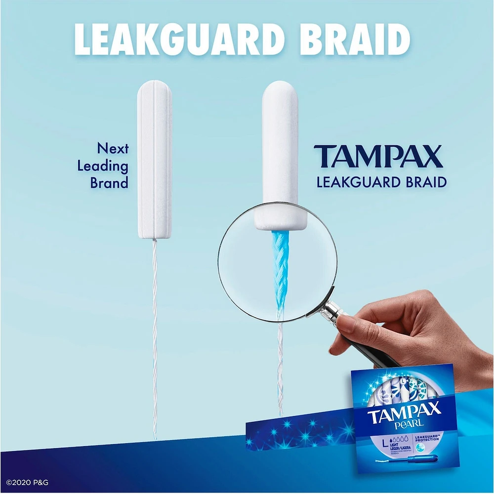 Tampons Pearl, degré d’absorption léger