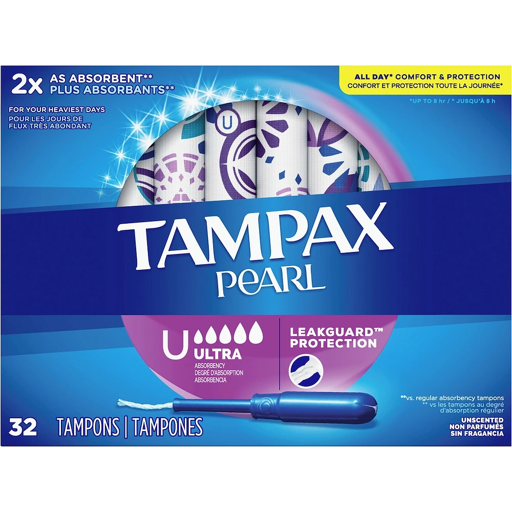 Tampons Pearl, degré d’absorption Ultra