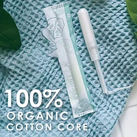Cotton Tampons Regular/Super Absorbency Multipack, Free from Chlorine Bleaching, Pesticides, Fragrances, or Dyes
