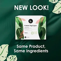 Ultra Thin Pads for Women, Regular Absorbency, Breathable Cotton Top Layer, Unscented Pads with Wings
