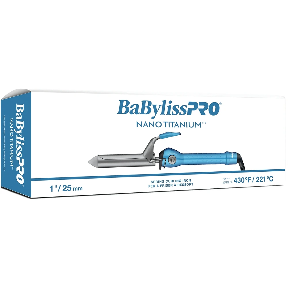 BaBylissPRO® Nano Titanium™ 1" Curling Iron
