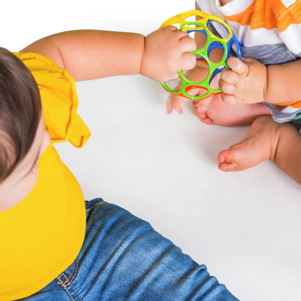 Oball Classic™ Easy-Grasp Toy - Red/Blue/Green/Yellow
